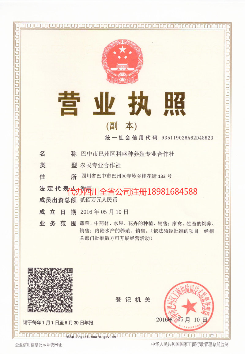 大安大安科盛种养殖专业合作社